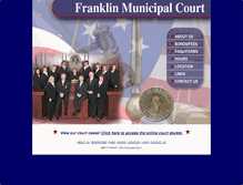 Tablet Screenshot of franklinmunicourt.com